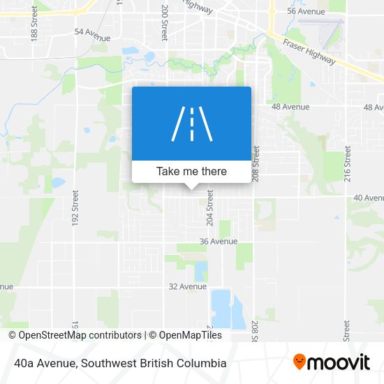 40a Avenue map