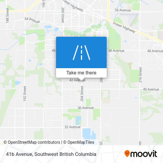 41b Avenue map