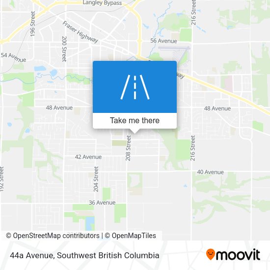 44a Avenue map