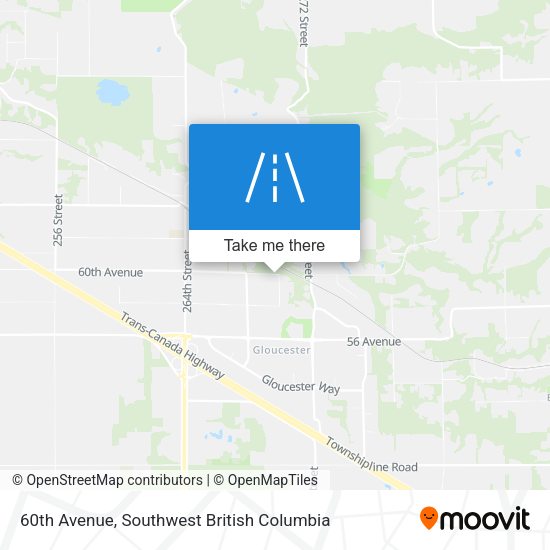 60th Avenue map