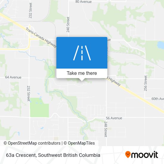63a Crescent map