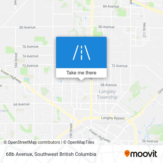 68b Avenue map