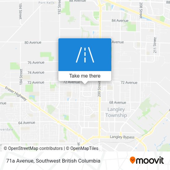 71a Avenue map