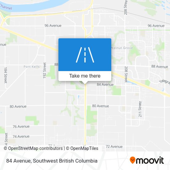 84 Avenue map