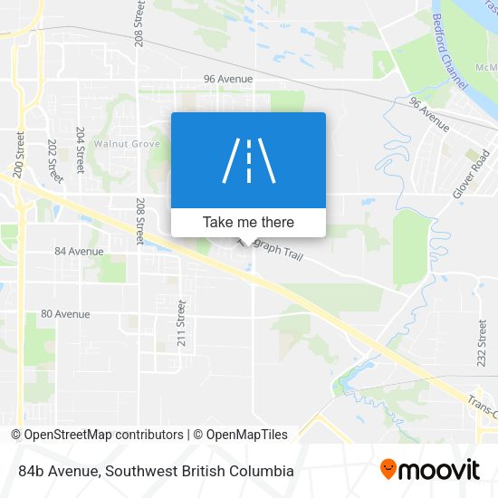 84b Avenue map