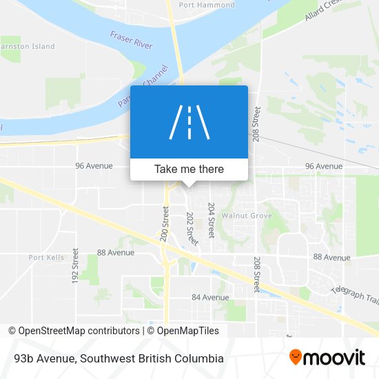93b Avenue map