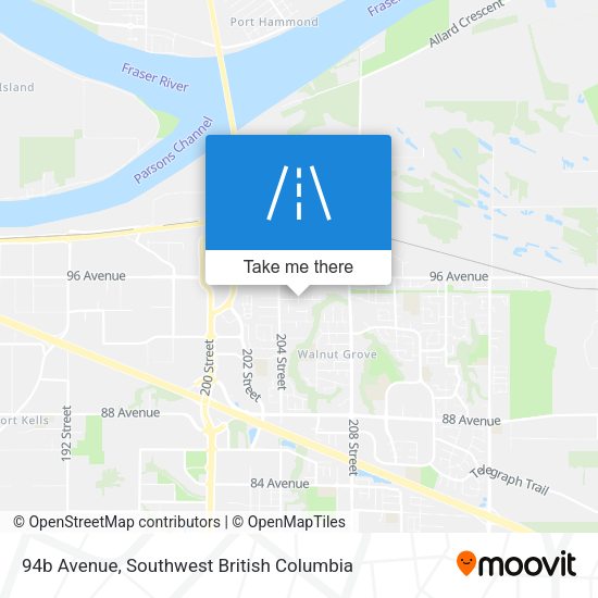 94b Avenue map