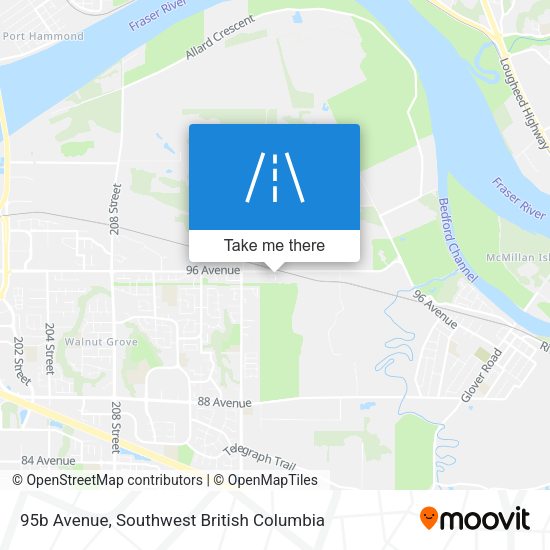 95b Avenue map