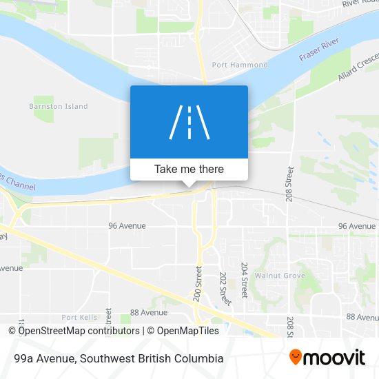 99a Avenue map