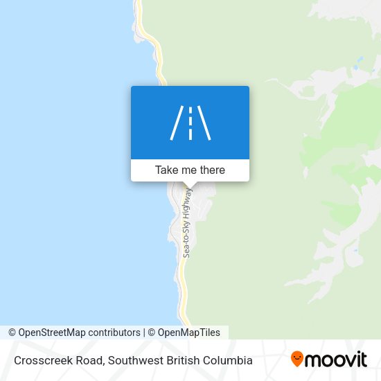 Crosscreek Road map