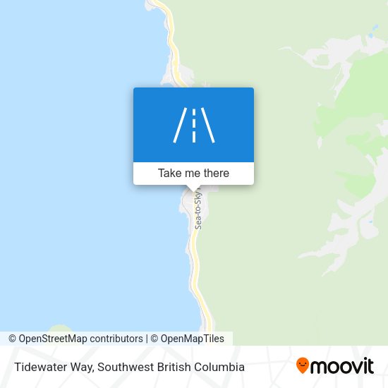 Tidewater Way map