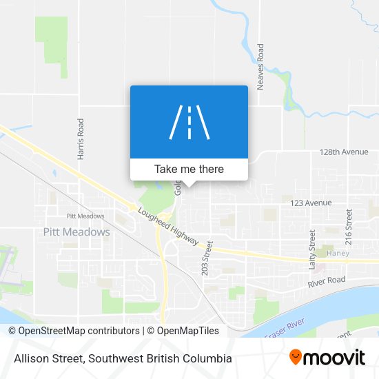 Allison Street map