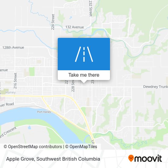 Apple Grove map