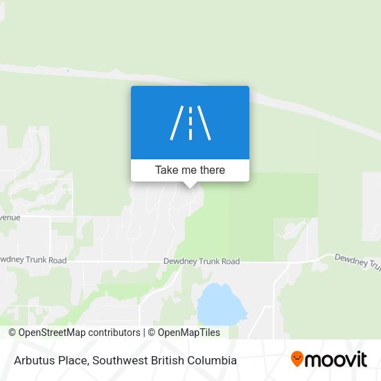 Arbutus Place map