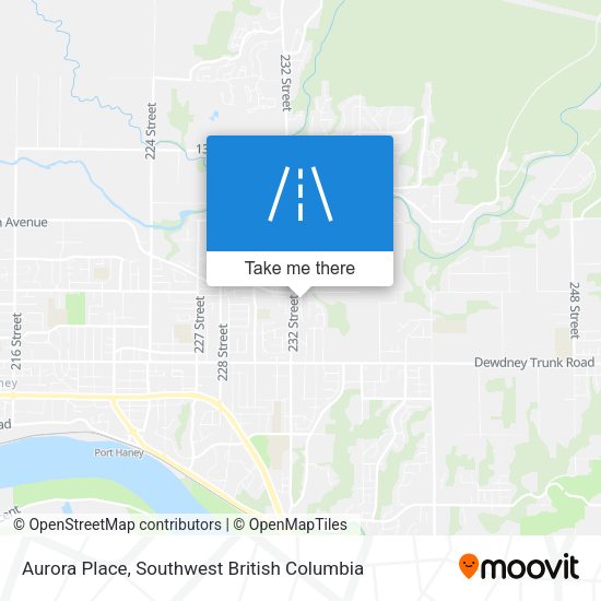 Aurora Place map