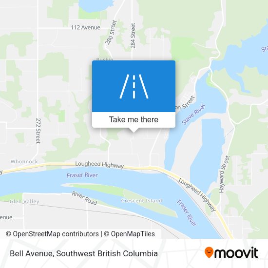 Bell Avenue map
