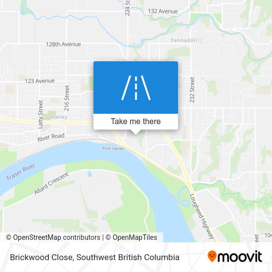Brickwood Close map