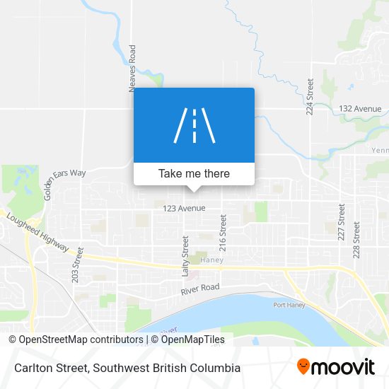 Carlton Street map
