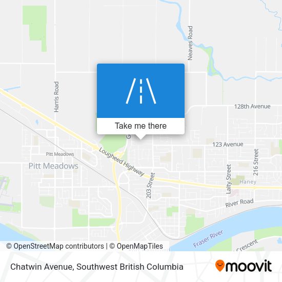 Chatwin Avenue map