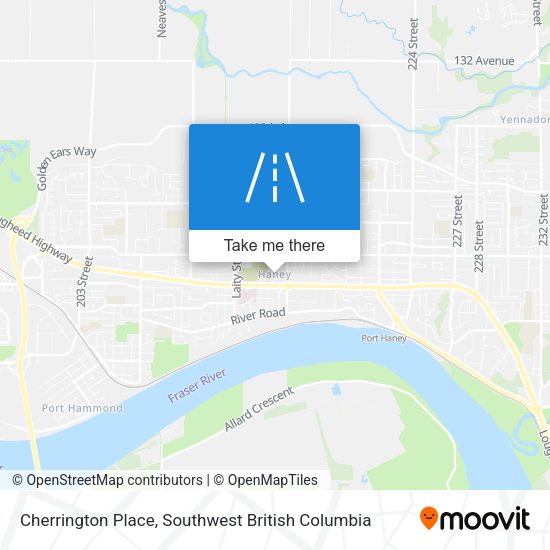 Cherrington Place map
