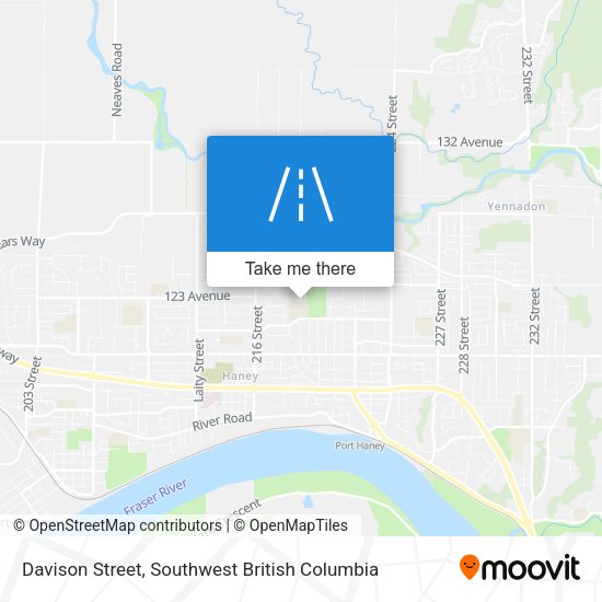 Davison Street map