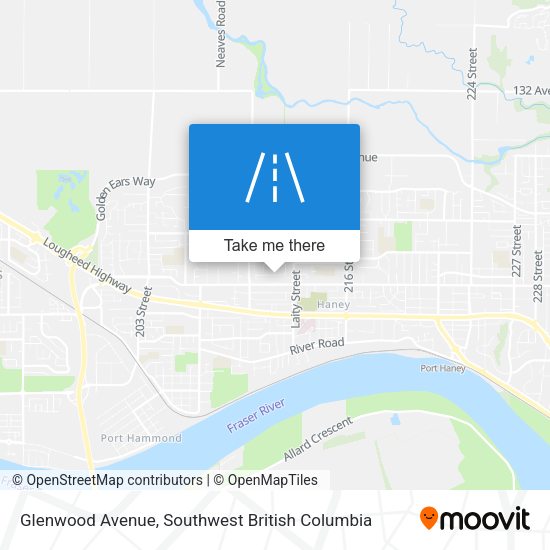 Glenwood Avenue map