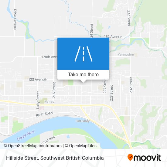 Hillside Street map