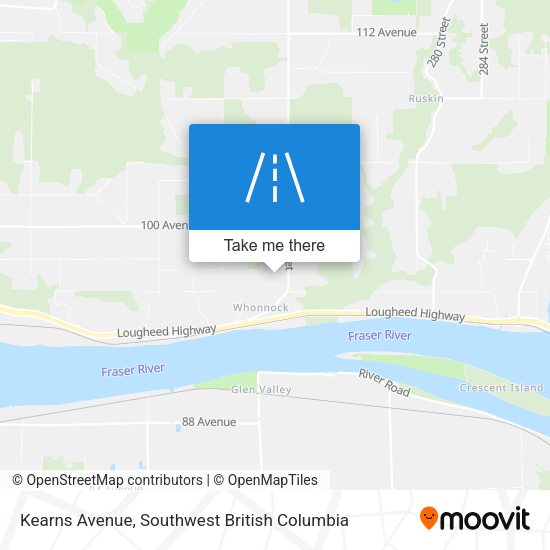 Kearns Avenue map