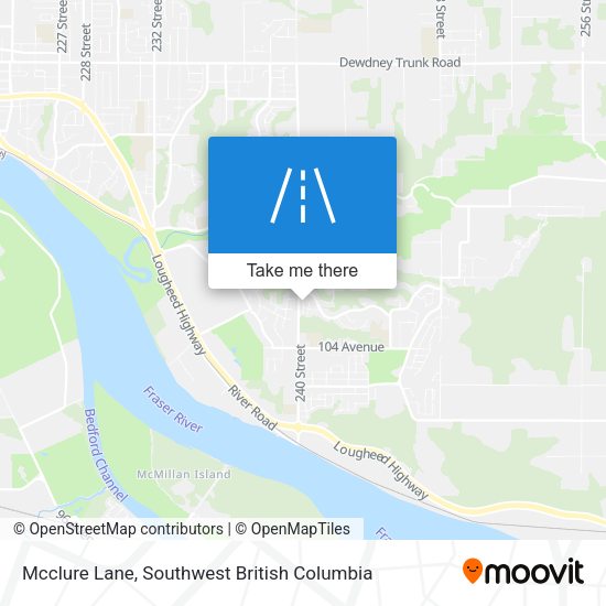 Mcclure Lane map