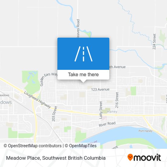 Meadow Place map