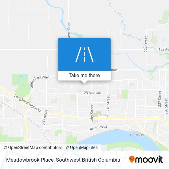 Meadowbrook Place map
