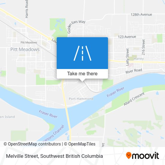 Melville Street map