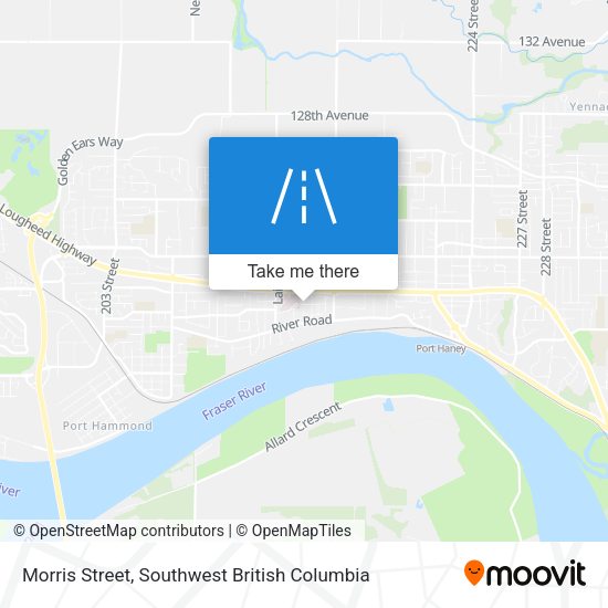 Morris Street map