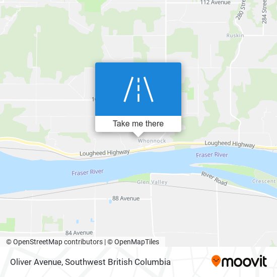 Oliver Avenue map