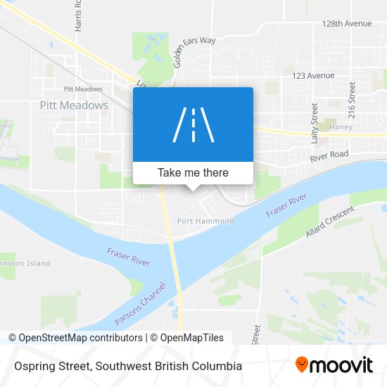 Ospring Street map