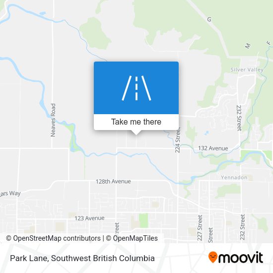 Park Lane map