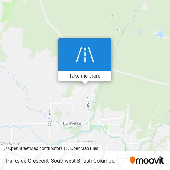 Parkside Crescent map