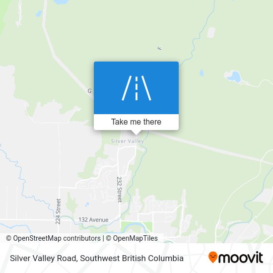 Silver Valley Road map