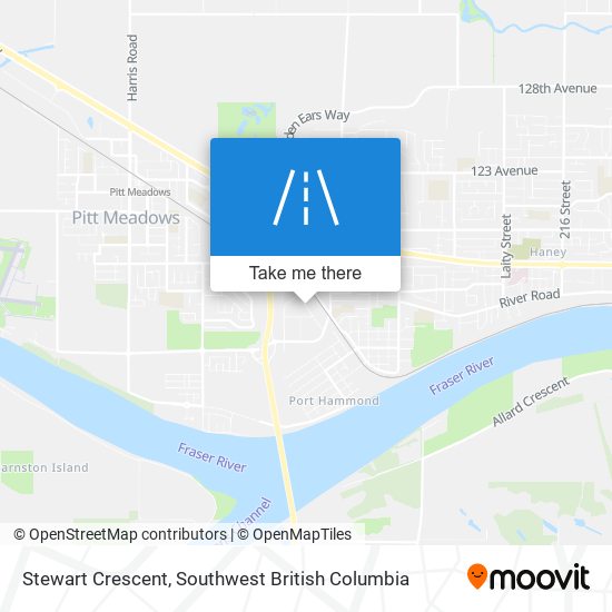 Stewart Crescent map