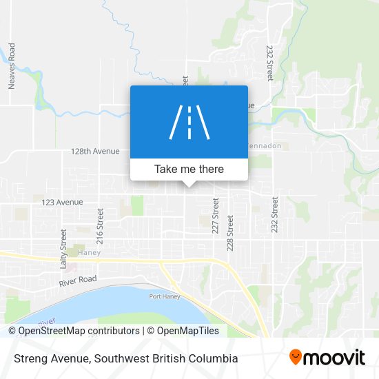 Streng Avenue map