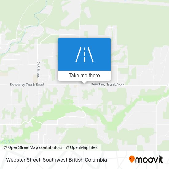 Webster Street map