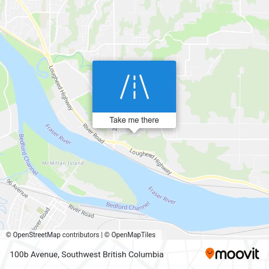 100b Avenue map