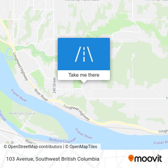 103 Avenue map