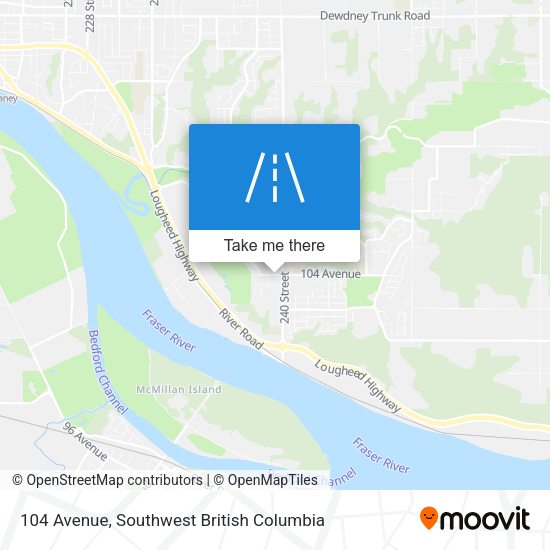 104 Avenue map