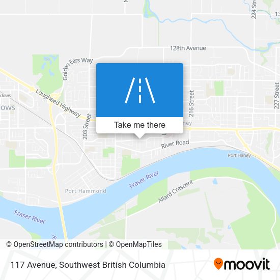 117 Avenue map