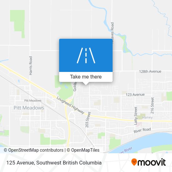 125 Avenue map
