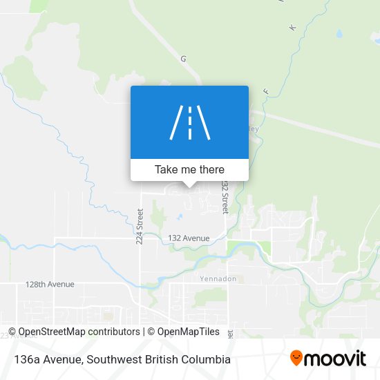 136a Avenue map