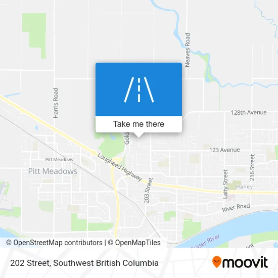 202 Street map