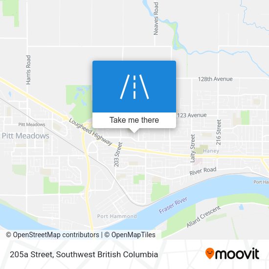 205a Street map