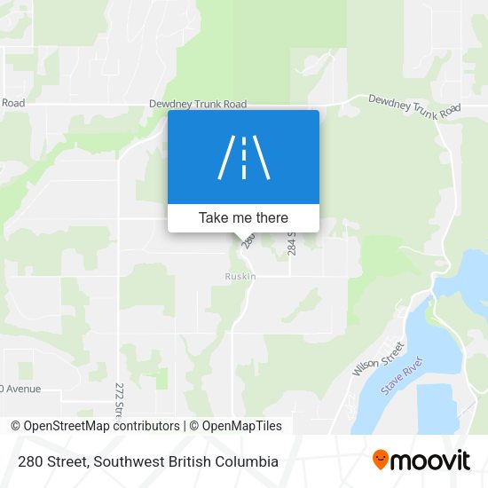 280 Street map